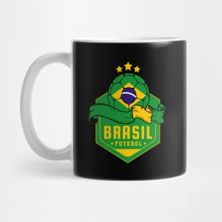 Brasil Futebol Mug